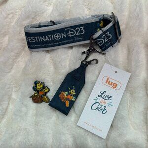 Lug Mickey Mouse D23 Crossbody Strap, Zipper Pull and Bag Charm